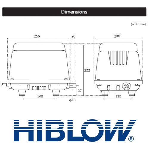 Hi BlowAir Pump HP 100 Series