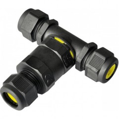 3-way safety weatherproof cable connector 3 cor