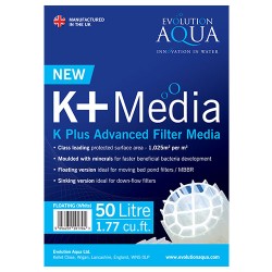 evolution aqua k+media floating-50litre