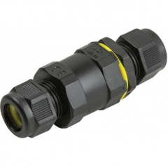 weatherproof inline cable connector 3 pol