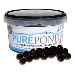 pure pond are biodegradable balls 500ml treats ponds up to 10,000 litres