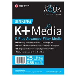 evolution aqua k+media sinking-25litre
