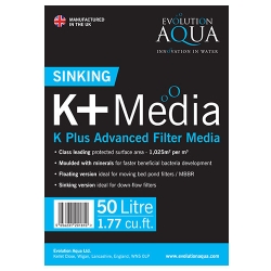 evolution aqua k+media sinking-50litre